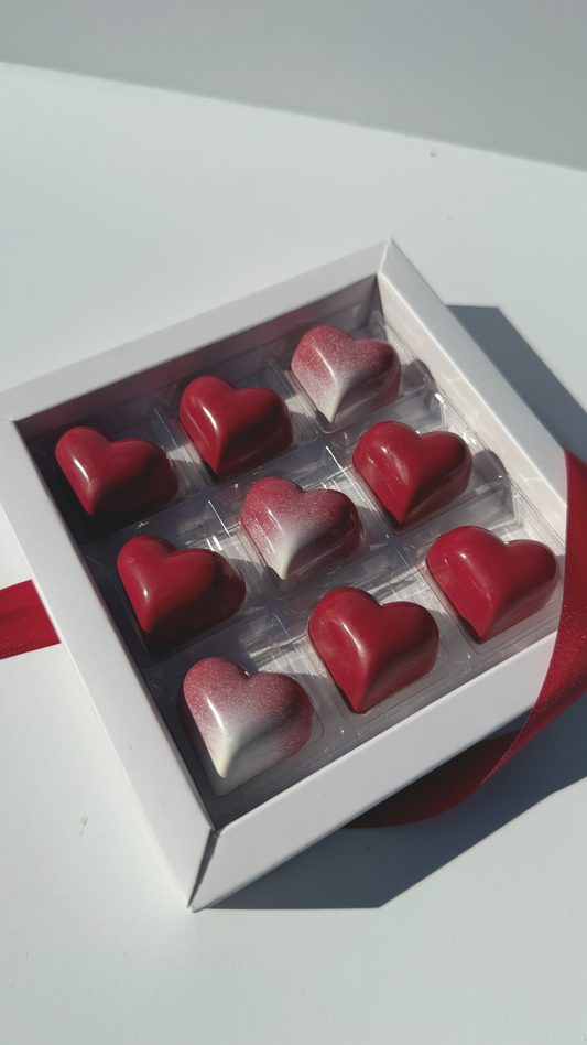 9pcs bonbon box (gloss white deluxe)